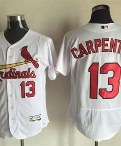 Cardinals #13 Matt Carpenter White Flexbase Authentic Collection Stitched MLB Jersey