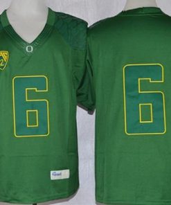 Ducks #6 Charles Nelson Dark Green Limited Stitched NCAA Jersey
