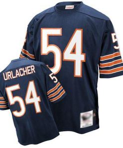 Mitchell and Ness Bears 54# Brian Urlacher Blue Stitched Throwback NFL Jerseys