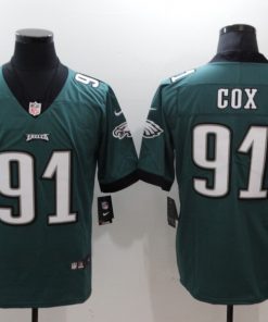 Men's Philadelphia Eagles #91 Fletcher Cox Green Vapor Untouchable Limited Stitched NFL Jersey