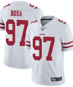 Men's San Francisco 49ers #97 Nick Bosa White Vapor Untouchable Limited Stitched NFL Jersey