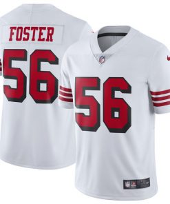 Men's NFL San Francisco 49ers #56 Reuben Foster White Untouchable Limited Stitched Jersey