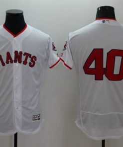 Giants #40 Madison Bumgarner White Fashion Stars & Stripes Flexbase Authentic Stitched MLB jerseys