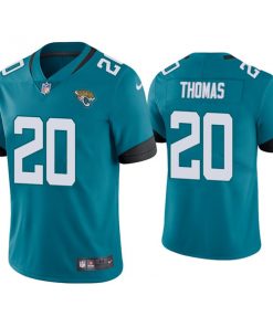 Men's Jacksonville Jaguars #20 Daniel Thomas Blue Vapor Untouchable Limited Stitched Jersey