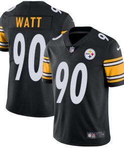 Men's Pittsburgh Steelers #90 T. J. Watt Black Vapor Untouchable Limited Stitched NFL Jersey