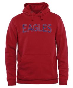 American Eagles Classic Wordmark Pullover Hoodie Red