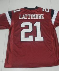 Fighting Gamecocks #21 Marcus Lattimore Red Stitched NCAA Jersey