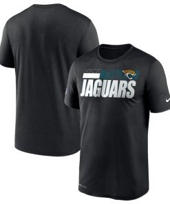 Men's Jacksonville Jaguars 2020 Black Sideline Impact Legend Performance NFL T-Shirt