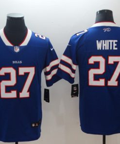 Men's Bills #27 Tre'Davious White Royal Vapor Untouchable Limited Stitched NFL Jersey