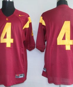 Trojans #4 Joe McKnight Red Stitched NCAA Jersey