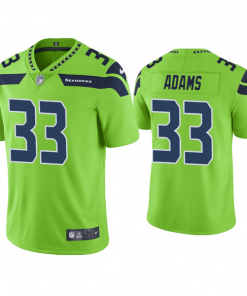 Men's Seattle Seahawks #33 Jamal Adams Green Color Rush Limited Stitched Jersey