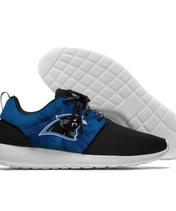 Men's NFL Carolina Panthers  Roshe Style Lightweight Running Shoes 006