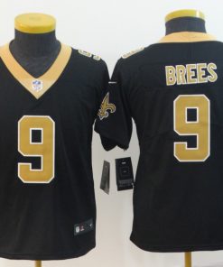 Youth New Orleans Saints #9 Drew Brees  Black Vapor Untouchable Limited Stitched NFL Jersey