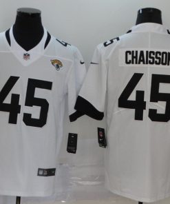 Men's Jacksonville Jaguars #45 K'Lavon Chaisson 2020 White Vapor Untouchable Limited Stitched NFL Jersey
