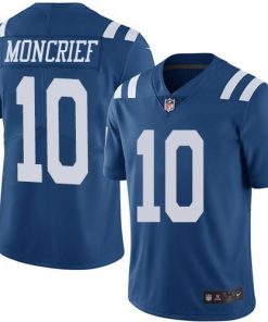 Nike Colts #10 Donte Moncrief Royal Blue Men's Stitched NFL Limited Rush Jersey