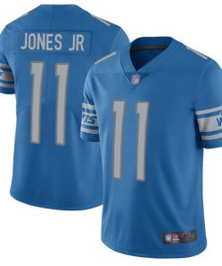 Men's Detroit Lions #11 Marvin Jones Jr. Blue Vapor Untouchable Limited Stitched NFL Jersey