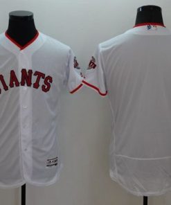 Giants Blank White Fashion Stars & Stripes Flexbase Authentic Stitched MLB jerseys