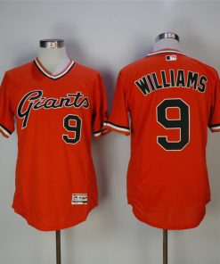 Men's San Francisco Giants #9 Matt Williams Orange 1978 Turn Back The Clock Flexbase Stitched MLB Jersey