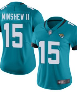 Women's Jaguars #15 Gardner Minshew II Blue 2019 Vapor Untouchable Stitched NFL Jersey