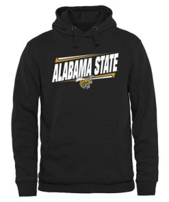 Alabama State Hornets Double Bar Pullover Hoodie Black