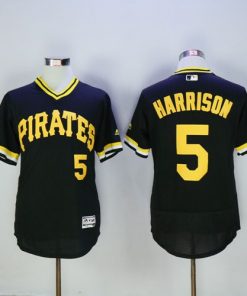 Pirates #5 Josh Harrison Black Flexbase Authentic Collection Cooperstown Stitched MLB Jersey