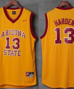Sun Devils #13 James Harden Gold Nike Basketball Stitched NCAA Jersey