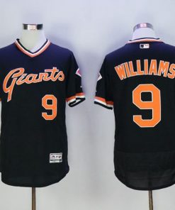 Giants #9 Matt Williams Black Flexbase Authentic Collection Cooperstown Stitched MLB Jersey