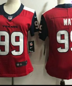 Women's Houston Texans #99 J.J. Watt Red Vapor Untouchable Limited Stitched NFL Jersey