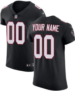 Men's Atlanta Falcons Black Alternate Vapor Untouchable Custom Elite NFL Stitched Jersey