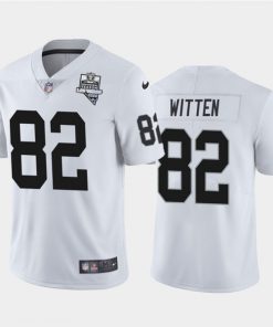 Men's Oakland Raiders White #82 Jason Witten 2020 Inaugural Season Vapor Limited Stitched NFL Jersey