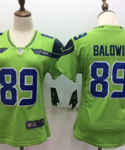 Women's Nike Seattle Seahawks #89 Doug Baldwin Green Untouchable Limited Stitched NFL Jersey