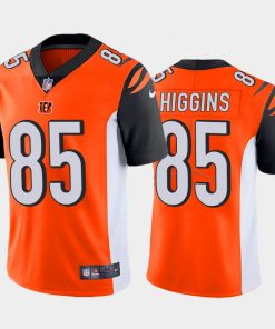 Men's Cincinnati Bengals #85 Tee Higgins Orange Vapor Untouchable Limited Stitched NFL Jersey