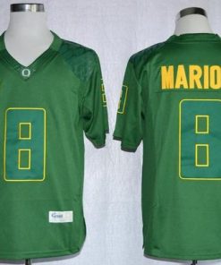 Ducks #8 Marcus Mariota Dark Green Limited Stitched NCAA Jersey