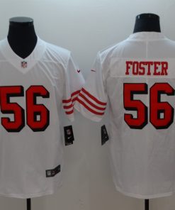 Men's NFL San Francisco 49ers #56 Reuben Foster White Untouchable Limited Stitched Jersey