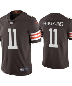 Men's Cleveland Browns #11 Donovan Peoples-Jones New Brown Vapor Untouchable Limited Stitched Jersey