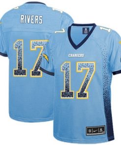 Men's Los Angeles Chargers #17 Philip Rivers Drift Fashion Color Rush Stitched NFL Jersey