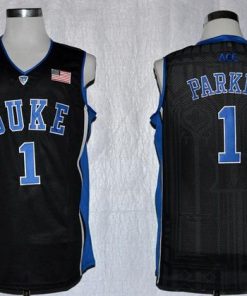 Blue Devils #1 Jabari Parker Black Basketball Stitched NCAA Jersey
