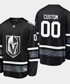Men's Vegas Golden Knights Custom 2019 NHL All-Star Black Stitched Jersey