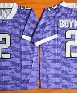 Horned Frogs #2 Trevone Boykin Purple Stitched NCAA Jersey