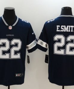 Men's Dallas Cowboys #22 Emmitt Smith Navy Vapor Untouchable Player Limited Jersey