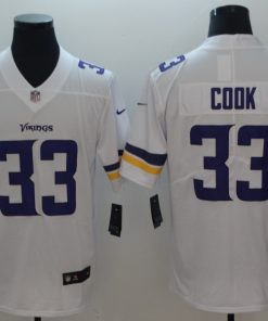 Men's Vikings #33 Dalvin Cook White Vapor Untouchable  Limited Stitched NFL Jersey
