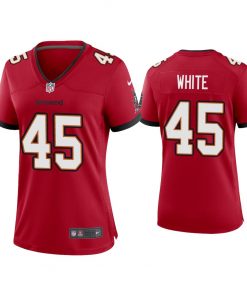 Women's Tampa Bay Buccaneers #45 Devin White 2020 Red Stitched Jersey(Run Small)