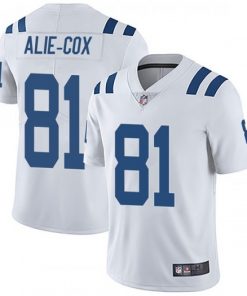 Men's Indianapolis Colts #81 Mo Alie-Cox White Vapor Untouchable Limited Stitched NFL Jersey