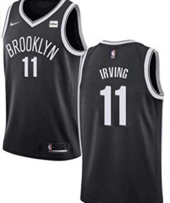 Men's Nets #11 Kyrie Irving Black Stitched NBA Jersey