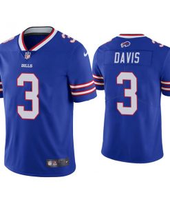 Men's Buffalo Bills #3 Gabriel Davis Blue Vapor Untouchable Limited Stitched Jersey