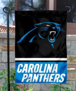 Carolina Panthers Double-Sided Garden Flag 001 (Pls Check Description For Details)