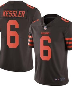 Nike Browns #6 Cody Kessler Brown Men's Stitched NFL Limited Rush Jersey