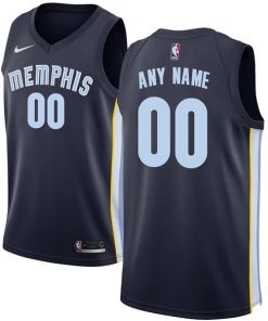 Men's Memphis Grizzlies Customized Stitched NBA Jersey