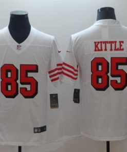 Men's San Francisco 49ers #85 George Kittle New White Vapor Untouchable Limited Stitched NFL Jersey