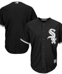 Men's Chicago White Sox Black Cool Base Stitched MLB Jersey